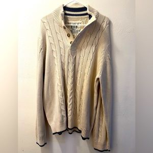 Vintage 90s Eddie Bauer TALL Size Sweater Men’s Women’s Unisex Cozy Cable Knit